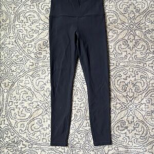 Black Athleta Elation Ribbed Tight, small